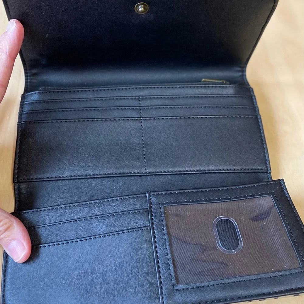 Universal Thread Tan and Black Leopard Wallet